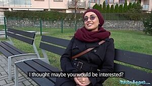 Public Agent Afghan beauty pays to fuck a big cock